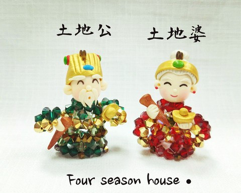 土地公 土地婆 神明公仔 Chihese God Doll