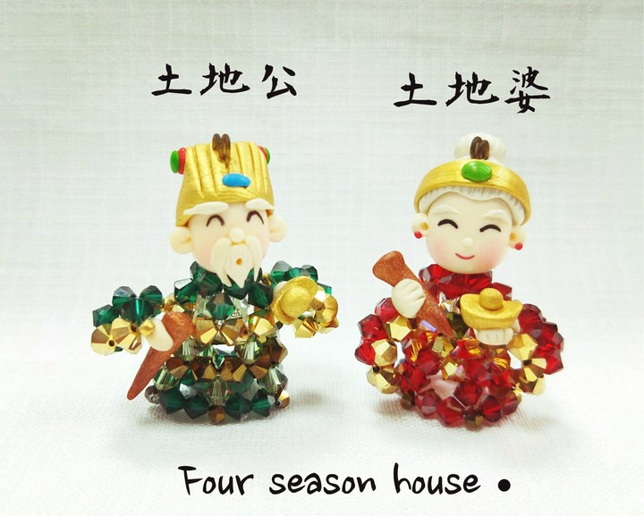 土地公 土地婆 神明公仔 Chihese God Doll