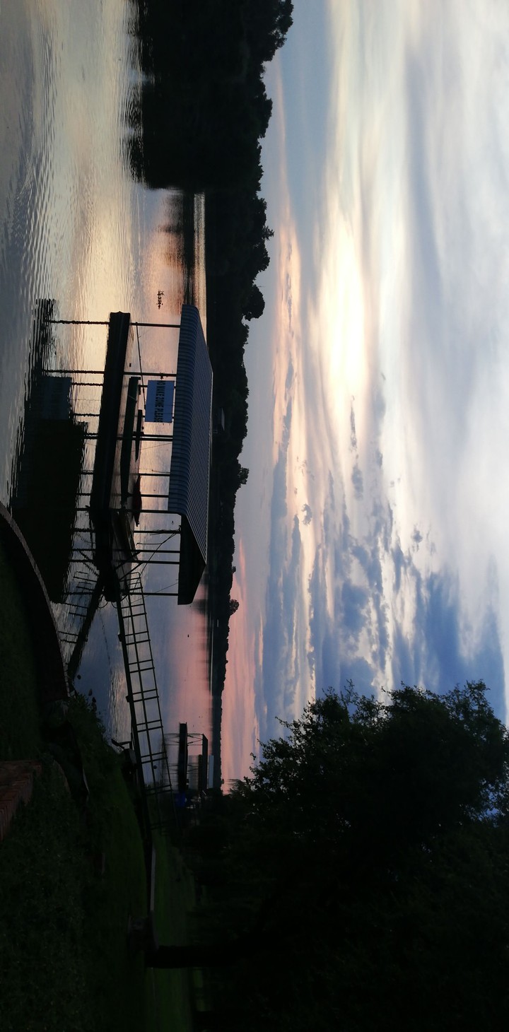 River sunset