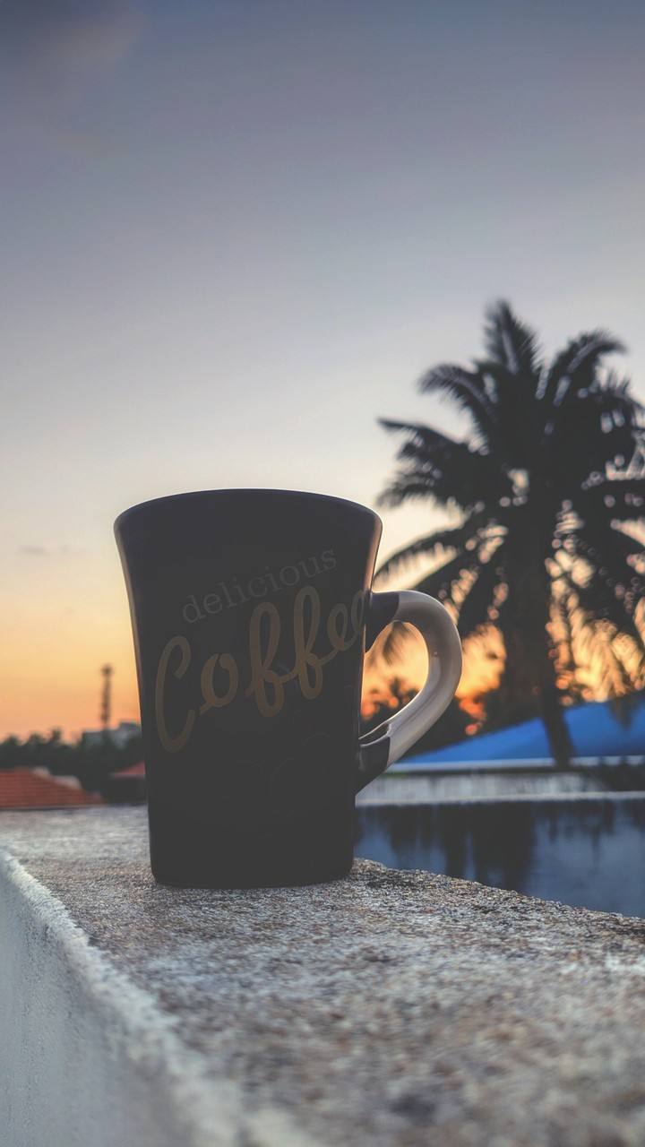 sunset coffee
