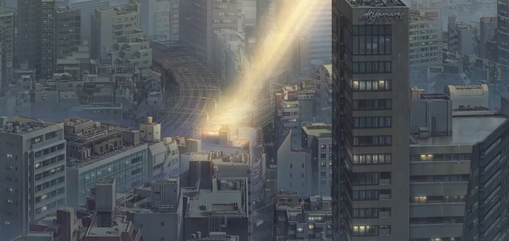 beautiful anime city