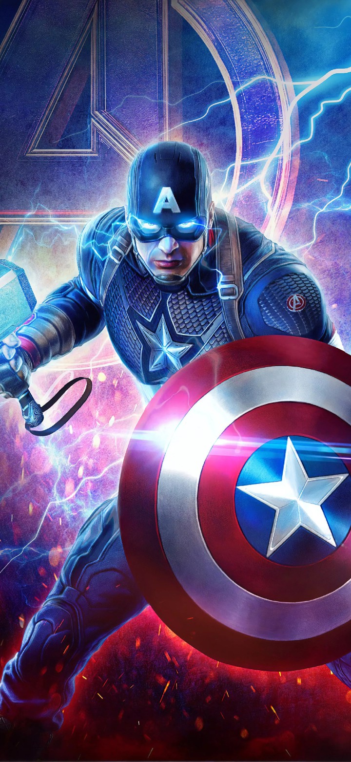 Captain America With Mjolnir