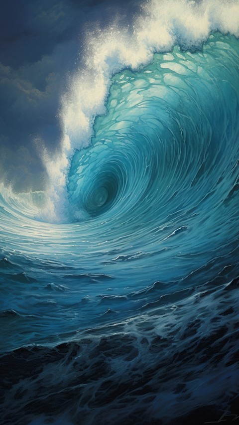 шпалери tsunami, Wave