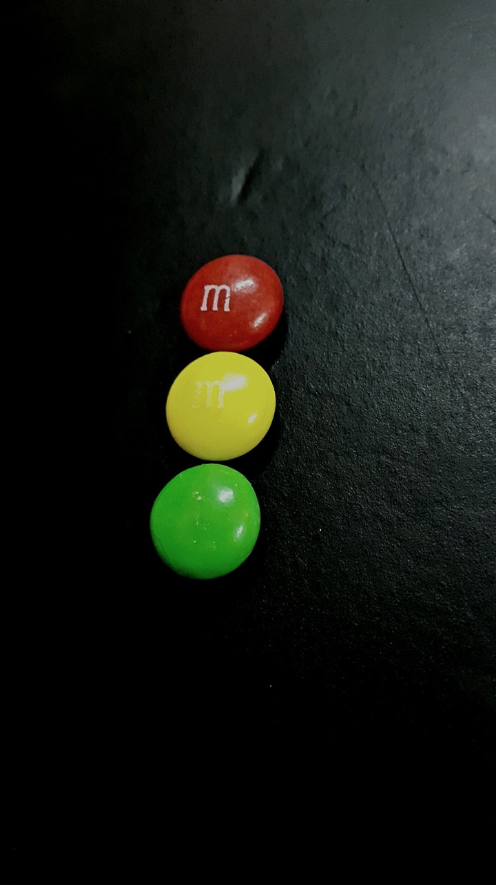 M&M's traffic light