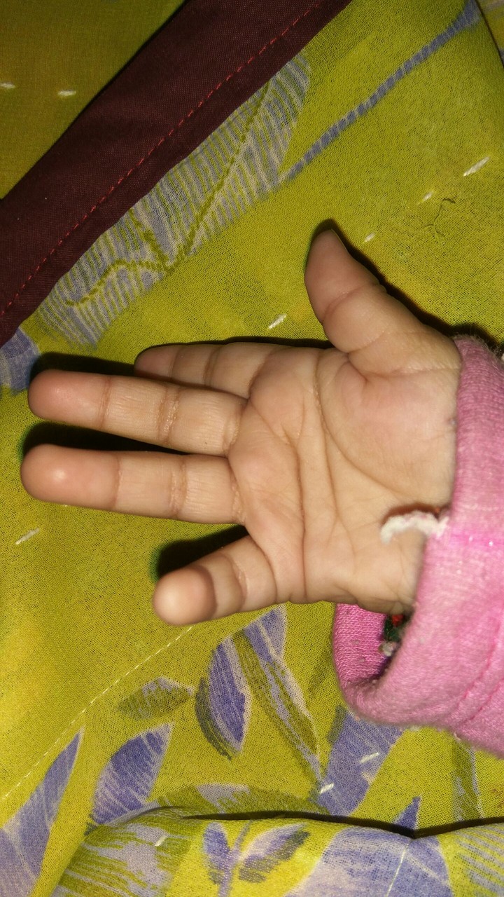 cute & Small Hand of Baby