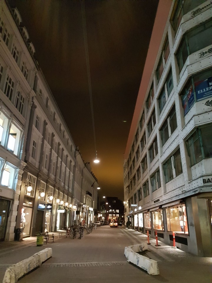 Copenhagen orange sky