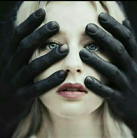 black and white