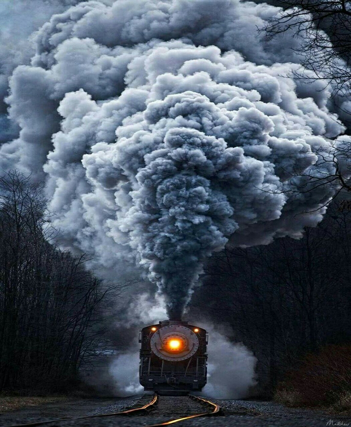 old steam engine power
