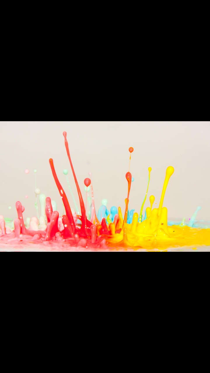 a splash of colour