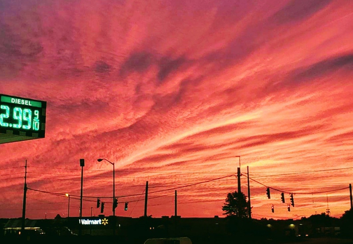 another early morning sunrise taken from work
