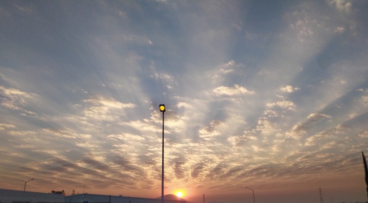 the rising sun