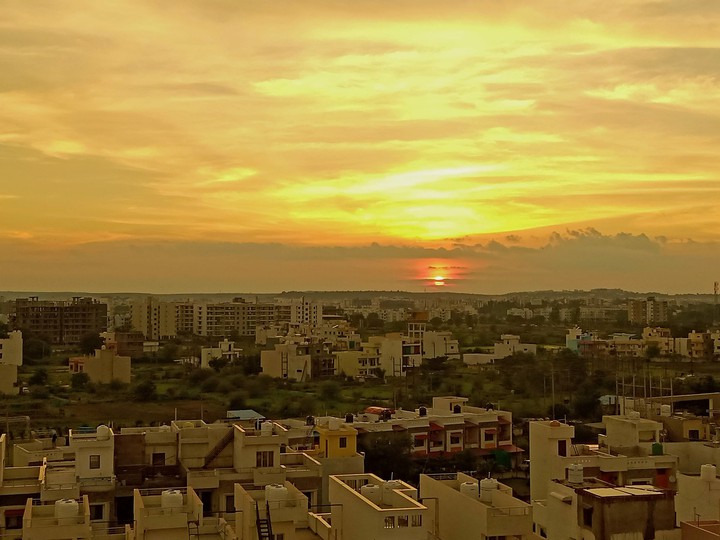 Its yellow dusty evening My Photography. .