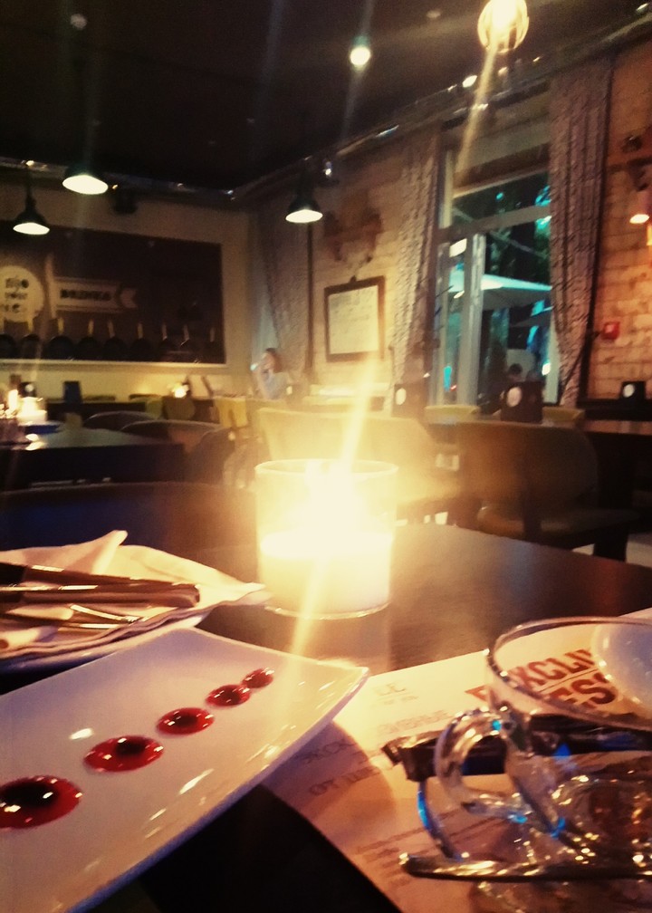 Candlelight evening...