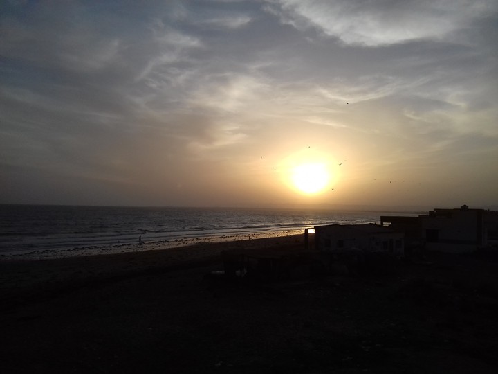 sunset at beach