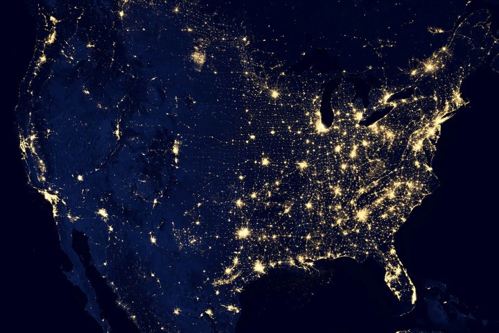 North America From Space