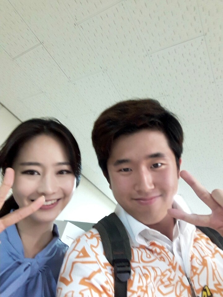 김서영누나랑 사진찍었다