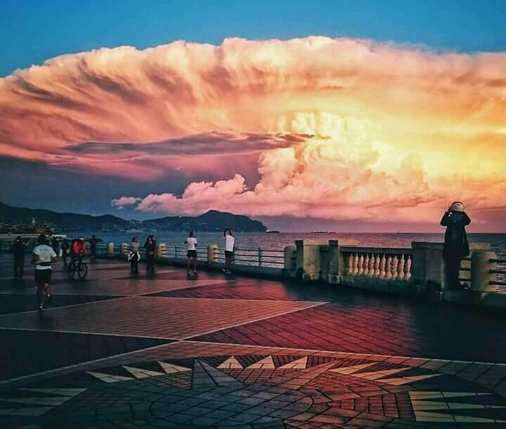 tramonto atomico
