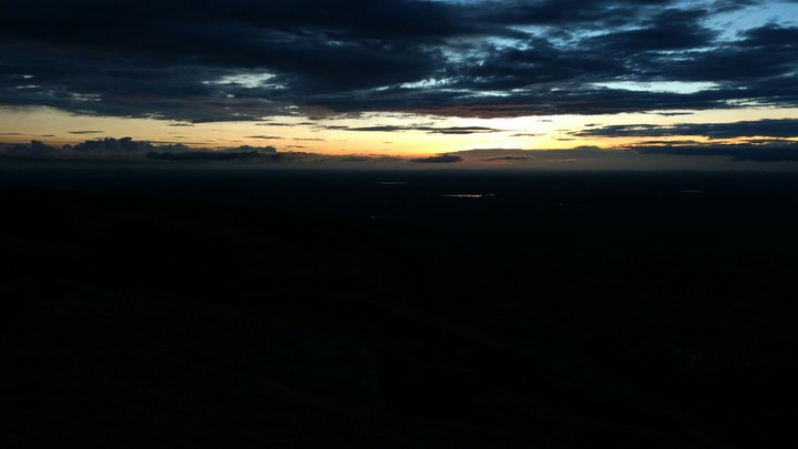 Evening On Top Of Mountain