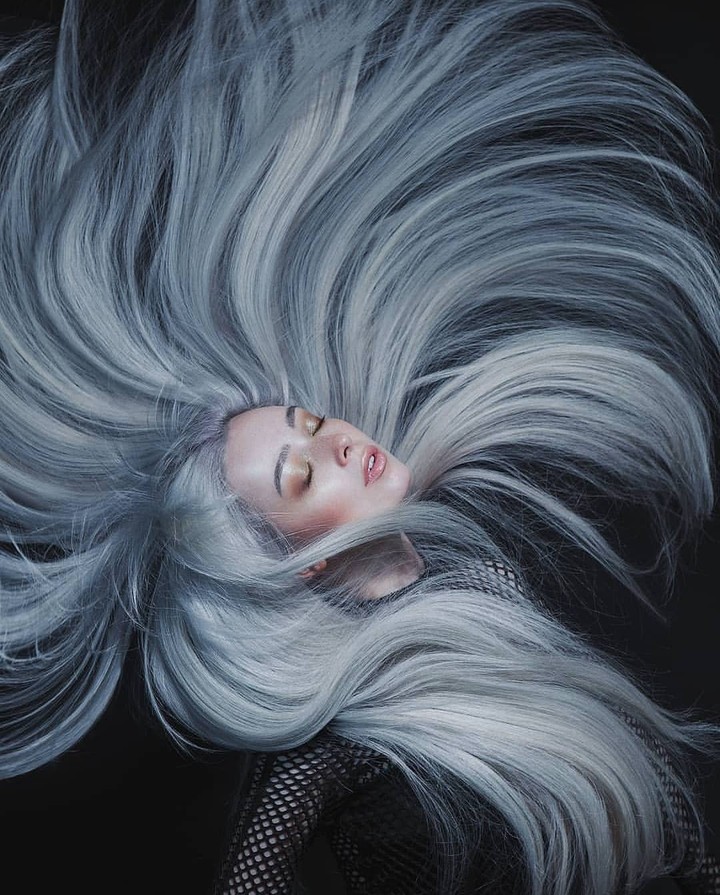 Grey Hair Beauty