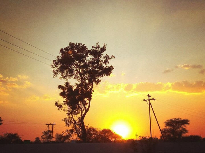 Evening skies