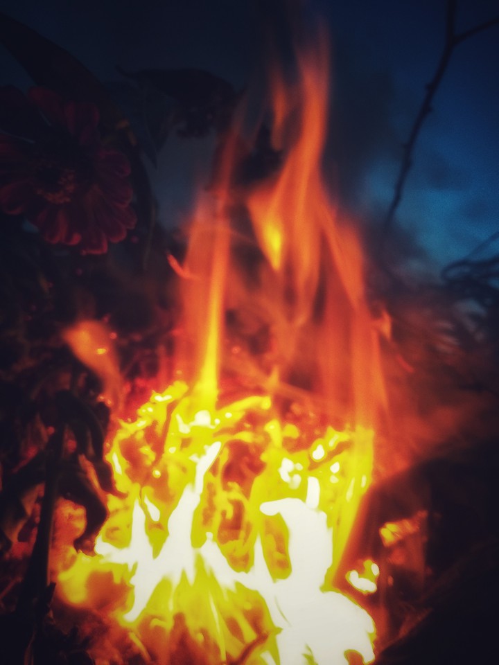 fire in the morning