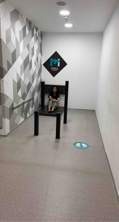 tiny me and huge chair