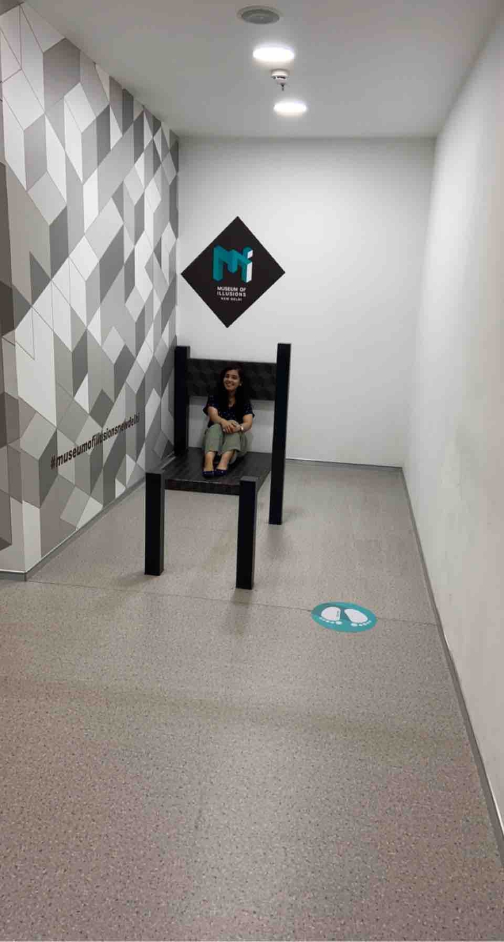 tiny me and huge chair