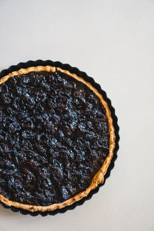 Cherry Meringue Tart