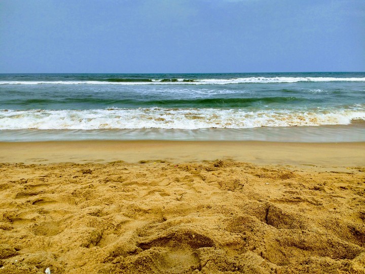 Beauty of  marina beach