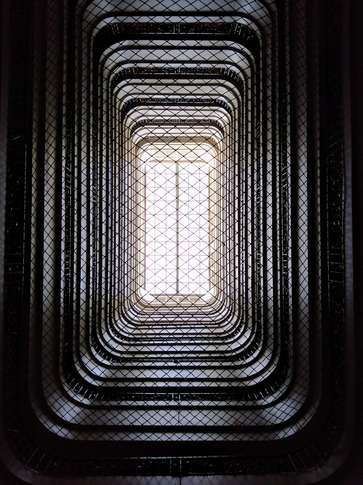 look up