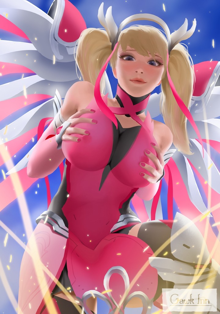 overwatch pink Mercy