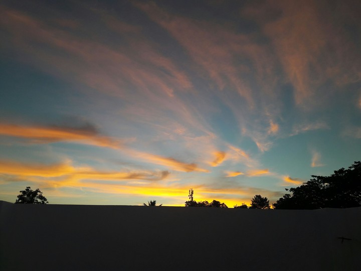 golden sky