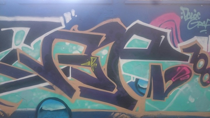 Graffiti in the street