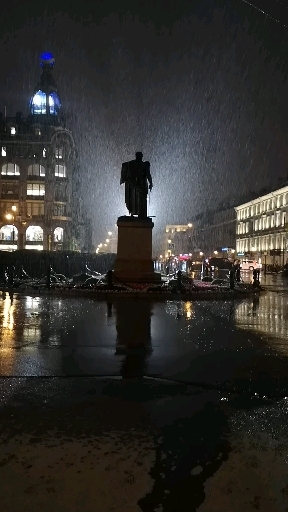 дождливая ночь в Питере