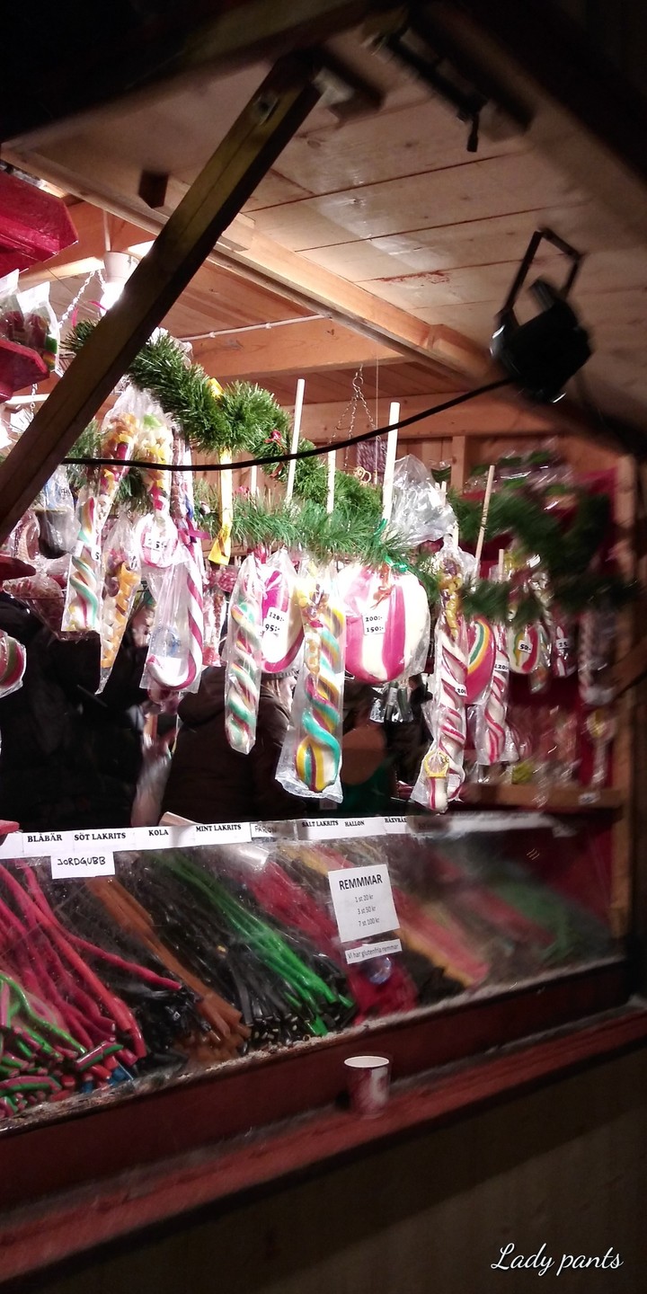 candy in Christmas mart