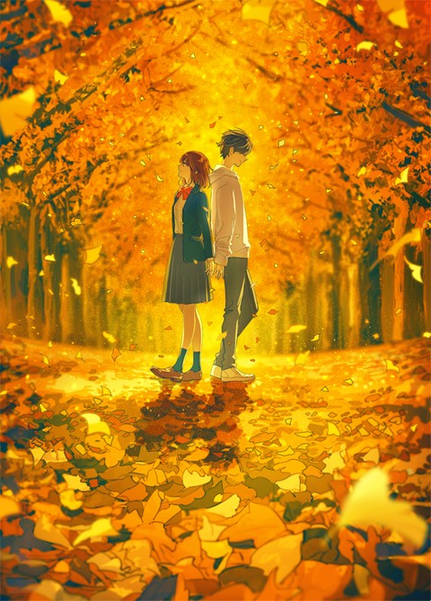 шпалери autumn, lovers