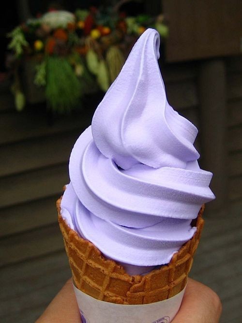 Purple icecream ?