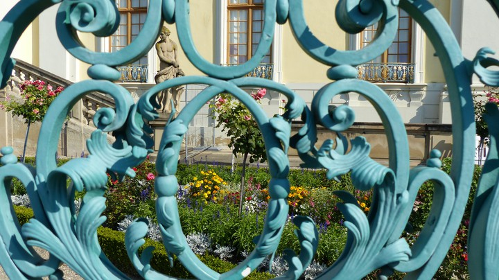 Blühendes Barock Schloss Ludwigsburg