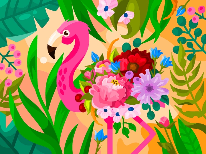 pink flamingo
