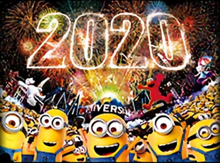 Minions celebrate 2020