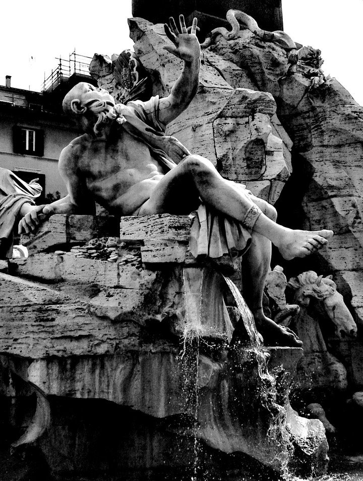 Fontana dei Quattro Fiumi, Rio de la Plata