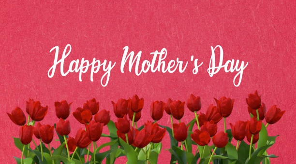 Happy Mother's Day - red tulips