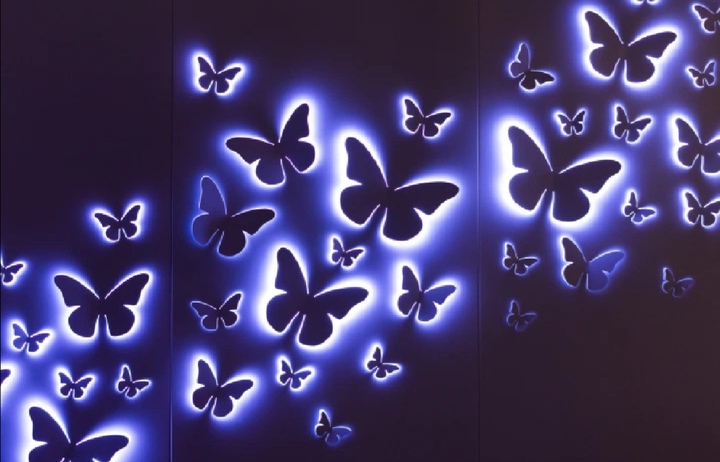 luminous butterfly