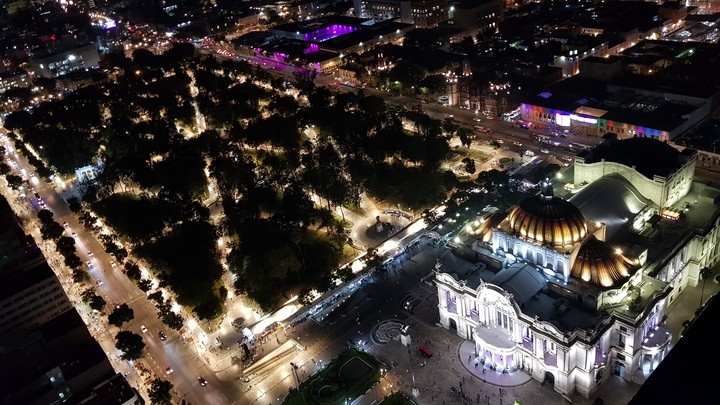 Alameda Central y Palacio de Bellas Artes Mex
