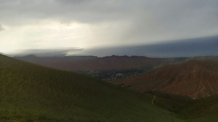 спуск с гор