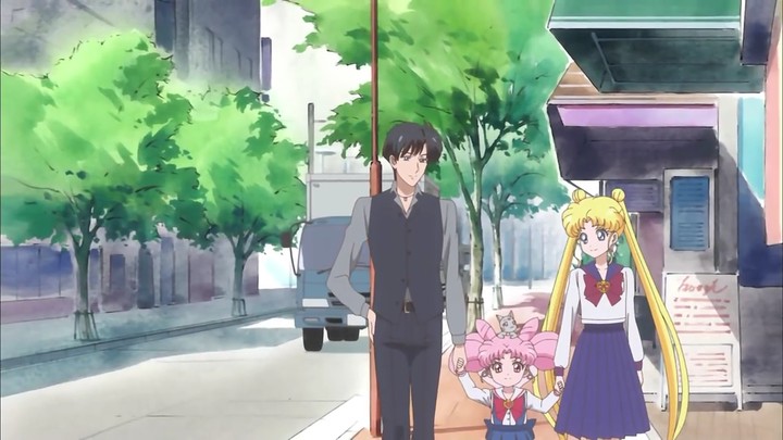 Mamoru, Chibiusa & Usagi