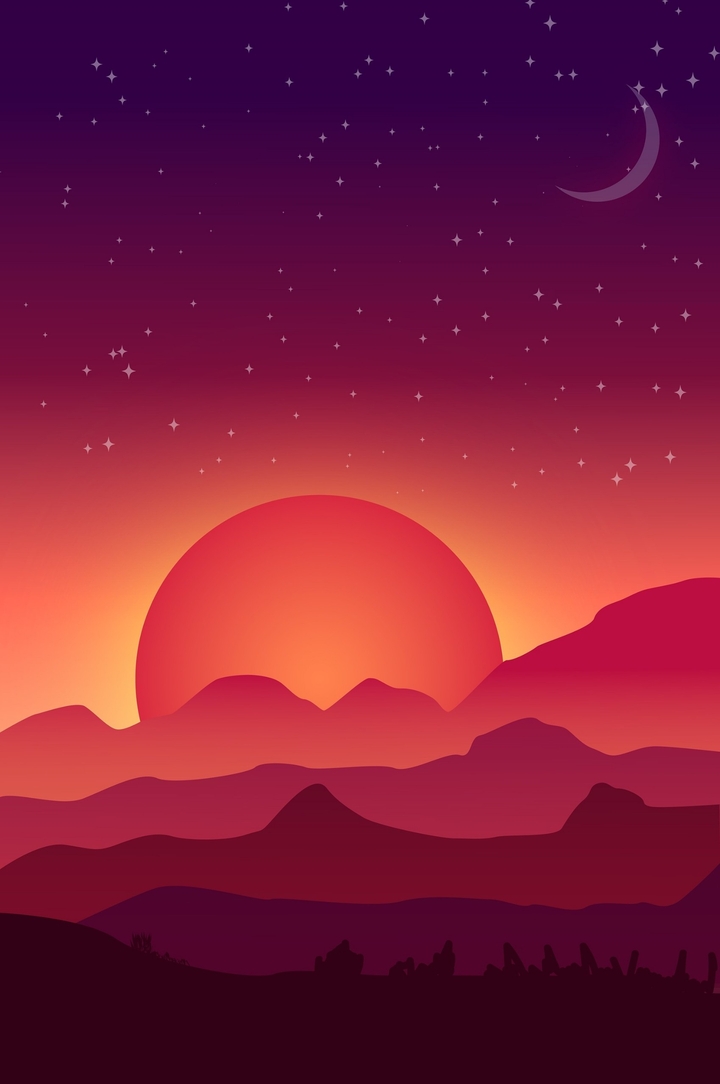 Minimal Sunset