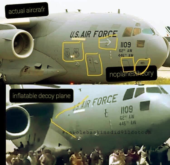 Pratt and Whitney inflatable decoy plane !!
