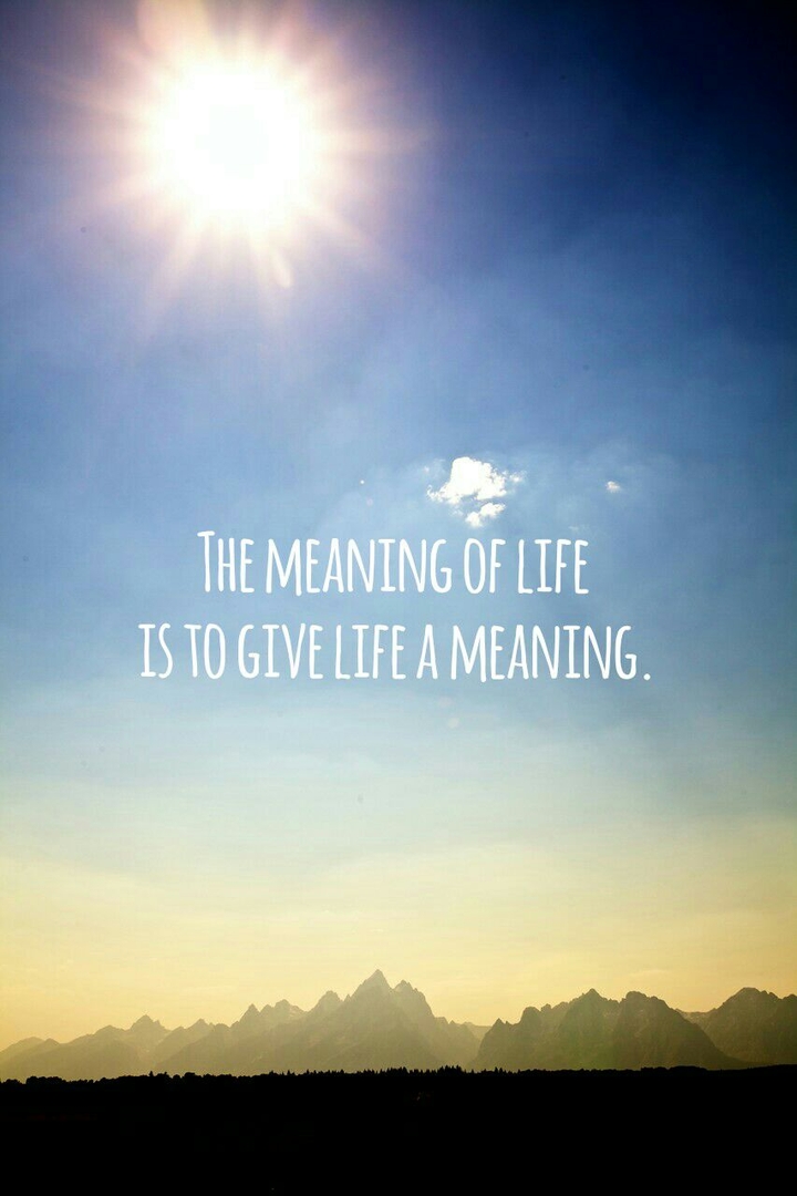 Be the meaning.
