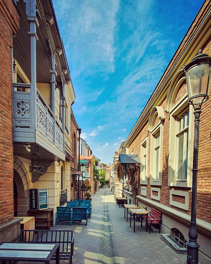 Cozy street in Tbilisi